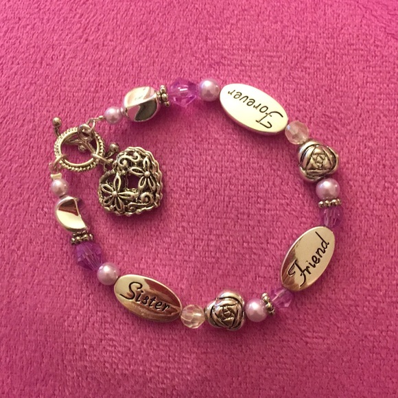 Jewelry - Sister Heart Charm Bracelet
